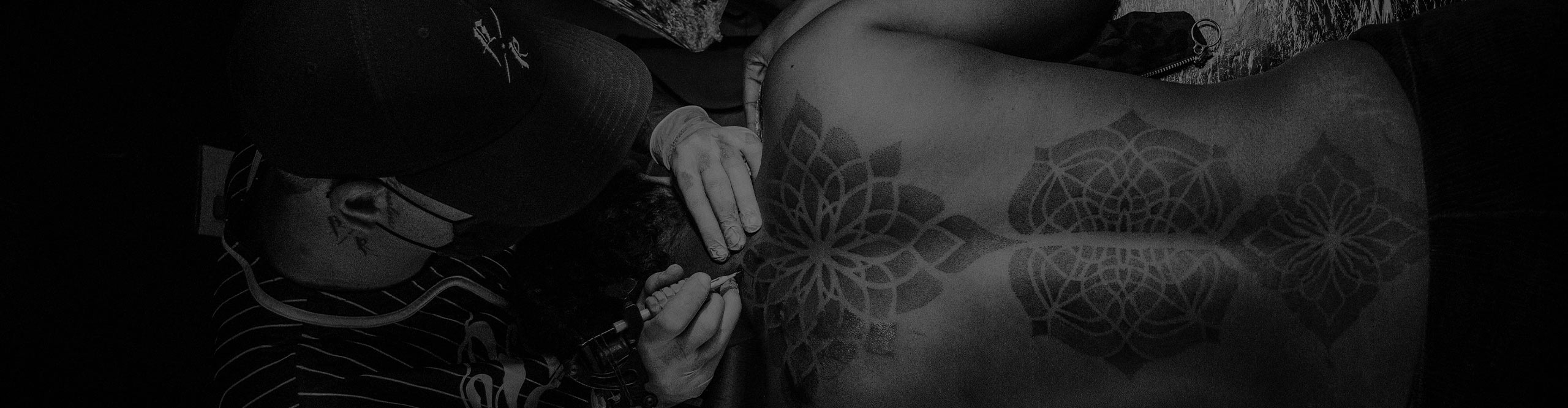 Image of tattoo in progress